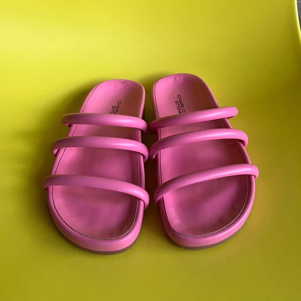 Charlotte Stone Dolly Slide Sandals